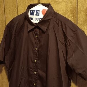 BLUE GENERATIONS LADIES BLOUSE.  SIZE LARGE.